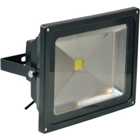 Outdoor Waterproof IP65 Black Flood Security Light - 50W