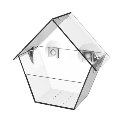 Outdoor Window Bird Feeder House