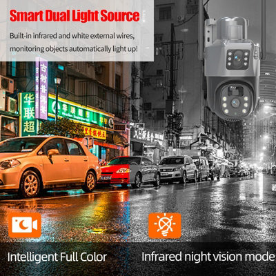 Outdoor Wireless Surveillance Camera WIFI Wireless Color Night Vision ...