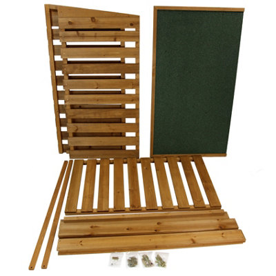 Outdoor Wooden Log Store Simple Self-Assembly - 4