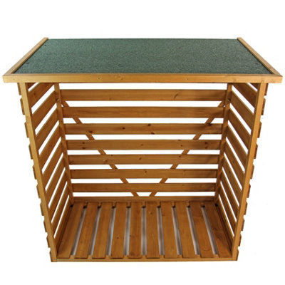 Outdoor Wooden Log Store Simple Self-Assembly - 5