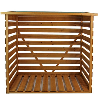 Outdoor Wooden Log Store Simple Self-Assembly - 7