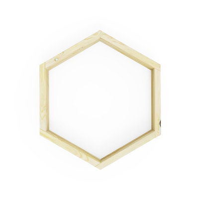 OutdoorGardens Stackable Wooden Hex Planter - 1000mm