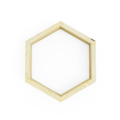 OutdoorGardens Stackable Wooden Hex Planter - 800mm