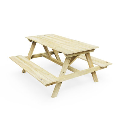 OutdoorGardens Wooden Picnic Table