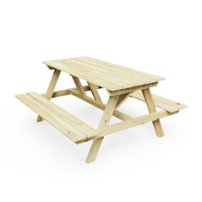OutdoorGardens Wooden Picnic Table