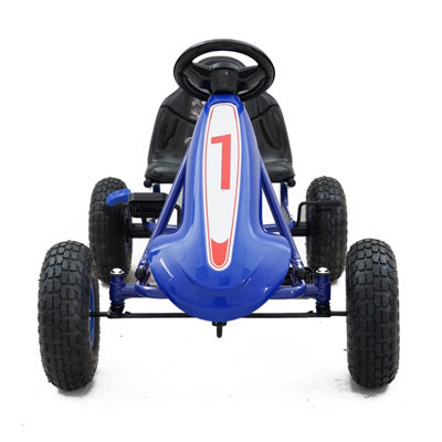 OutdoorToys Racer 64 Pedal Ride On Go Kart with Handbrake