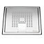 OUTLINE - Floor Grating in Polished Stainless Steel, Pattern: Square for Tub