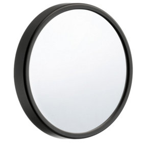 OUTLINE LITE - Make-up Mirror with Suction Cups, x12 Magnification, Matt Black