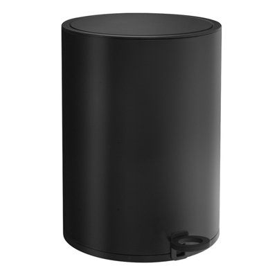OUTLINE - Pedal bin 6 l. Soft Close Matt Black