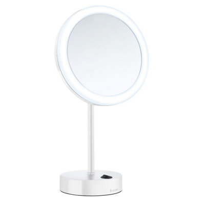 Outline - Shaving and Make-up Mirror with LED-technology, White.