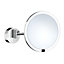 OUTLINE - Shaving/Make-up Mirror, Polished Chrome, LED, X7, Wallmount