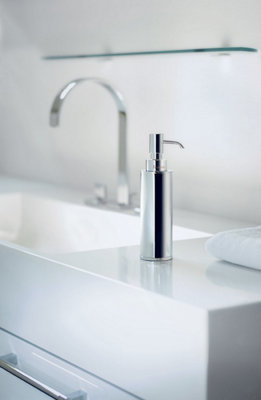 OUTLINE - Soap Dispenser in Polished Chrome.