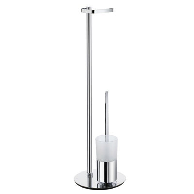 OUTLINE - Toilet Roll Holder Free Standing/Toilet Brush incl. Container