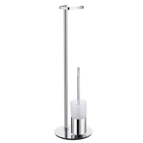 OUTLINE - Toilet Roll Holder Free Standing/Toilet Brush incl. Container