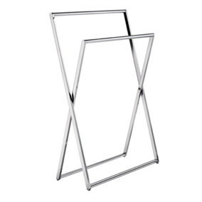 OUTLINE- Towel Rail in Chrome, Free Standing