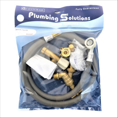Outside Garden Tap Kit Brass Self Cutting Connects To Existing Water Supply
