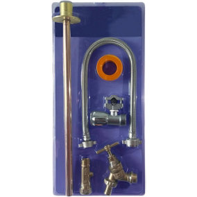 Outside Garden Tap Kit Easy Self Cutting DIY Fitting for Outdoor Hose Tap. FREE DELIVERY