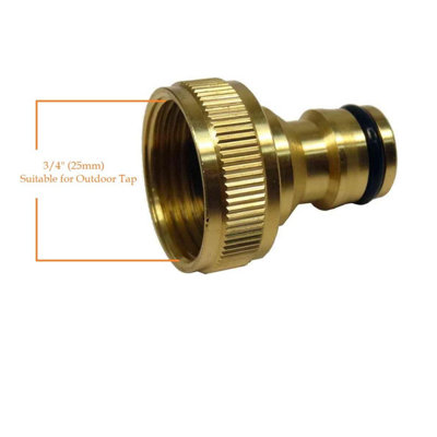 Outdoor Complete Garden Tap Instillation Kit With Double