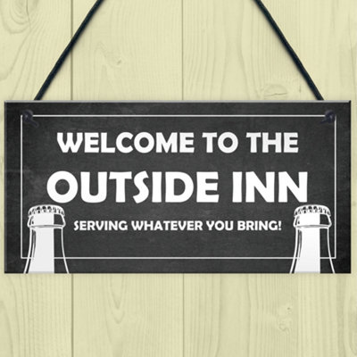 Outside Inn Bar Signs For Outdoor Hanging Wall Door Plaque Man Cave Gift