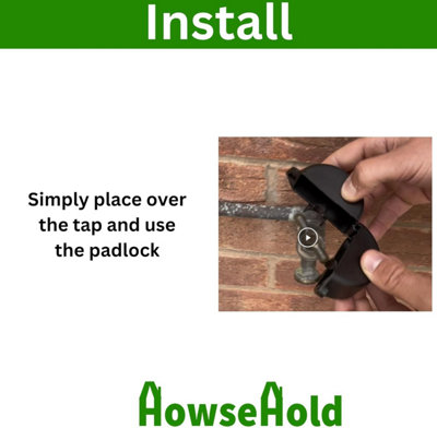 Outside Tap Lock - Prevents Unwanted Use of Outdoor Taps Water Thief Deterrent Includes Padlock