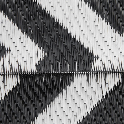 Outsunny 121x182cm Reversible Outdoor Rug Portable Plastic Straw RV Camping Mat - 7
