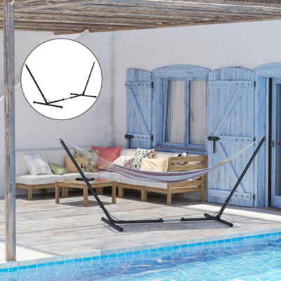 Universal hammock clearance stand