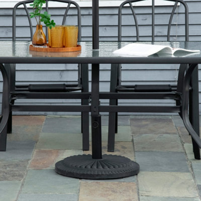 Coffee table deals umbrella stand