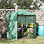 Outsunny 194 x 225CM Walk In Greenhouse 3-Tier Garden Hexagon Grow Flower Plants