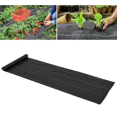 Outsunny 1x50m Landscape Fabric Durable Convenient Design
