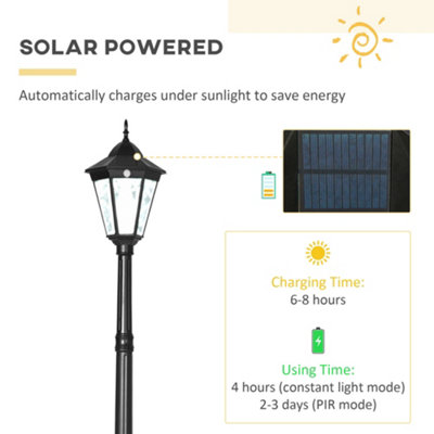 Bunnings solar on sale lamp post