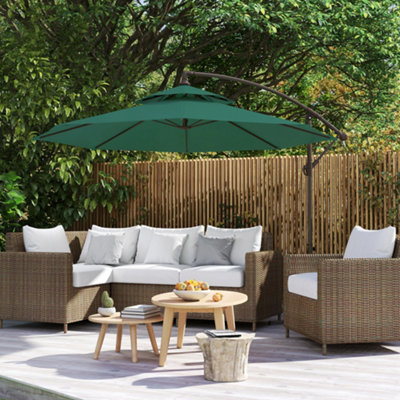 11 ft patio umbrellas 11' Designer Umbrella
