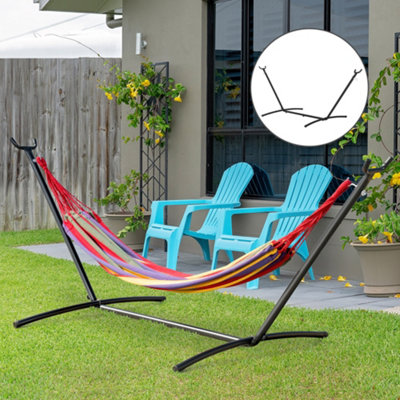 Outsunny 2.86m Metal Hammock Stand Frame Replacement Garden Outdoor Patio