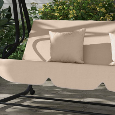 Outsunny 2-in-1 Garden Swing Chair for 3 Person w