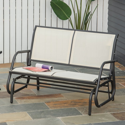 Outdoor glider deals couch