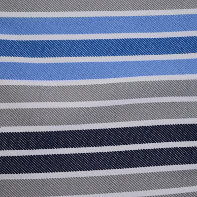 Outsunny 2 Pieces Replacement Cushions for Garden Bench, with Strips, Blue