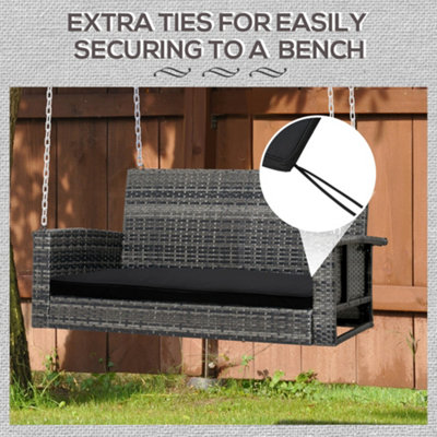 46 outdoor bench cheap cushion