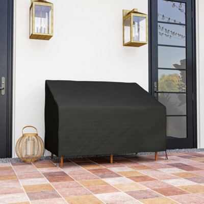 Outsunny Sofa-Abdeckung 600D Oxford - Wasserdicht, Winddicht, Für 2-Sitzer, 140x84x56/94H Cm