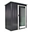 Outsunny 2 x 3ft Garden Storage Shed with Sliding Door and Sloped Roof