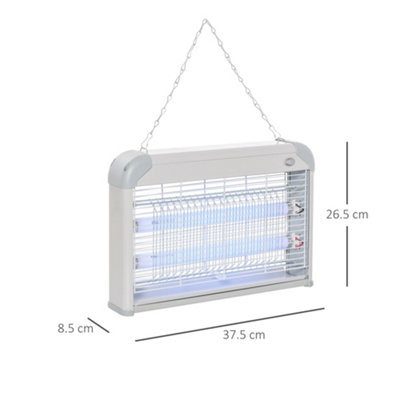 Outsunny 20W Mosquito Killer Electric Insect Fly Pest Control Bug Zapper Trap UV