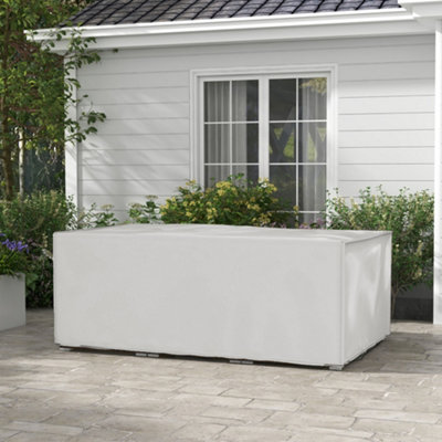 Outsunny 210x140x80cm UV Rain Protective Cover for Garden Rattan ...