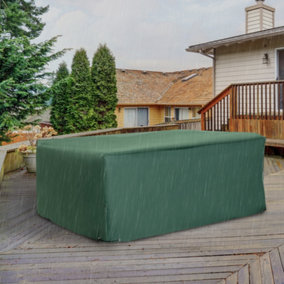 Outsunny 210x140x80cm UV Rain Protective Cover for Garden Rattan Furniture