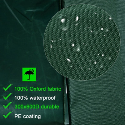 Outsunny 210x140x80cm UV Rain Protective Cover for Garden Rattan Furniture - 5