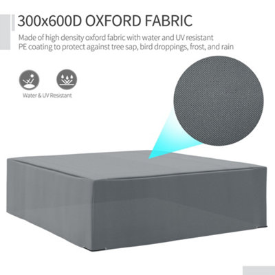 Outsunny 225x210cm Outdoor Garden Furniture Protective Cover Water UV Resistant - 7