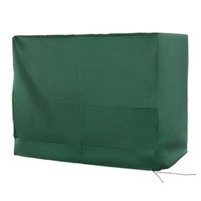 Outsunny 240x133cm 3-Seat Outdoor Garden Swing Chair Cover Water UV Resistant Green