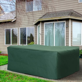 Outsunny 245x165x55cm UV Rain Protective Cover For Garden Patio Wicker Rattan