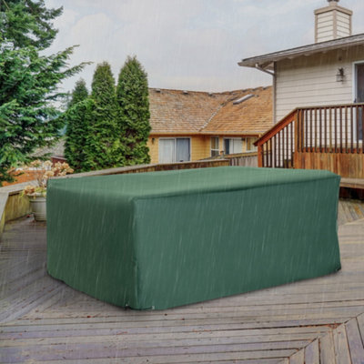 Outsunny 245x165x55cm UV Rain Protective Cover For Garden Patio Wicker Rattan - 7