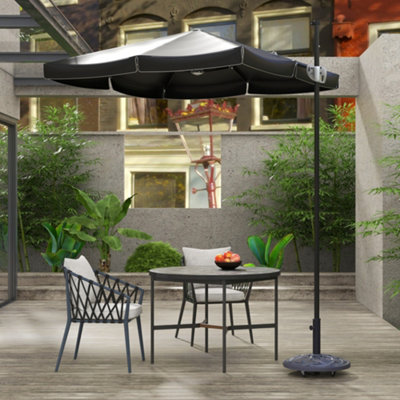 Concrete store umbrella base