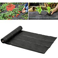 Outsunny 2x50m Weed Barrier Fabric Durable Convenient Design