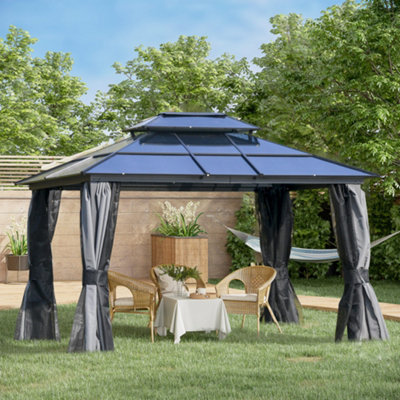 10x10 aluminum outlet gazebo